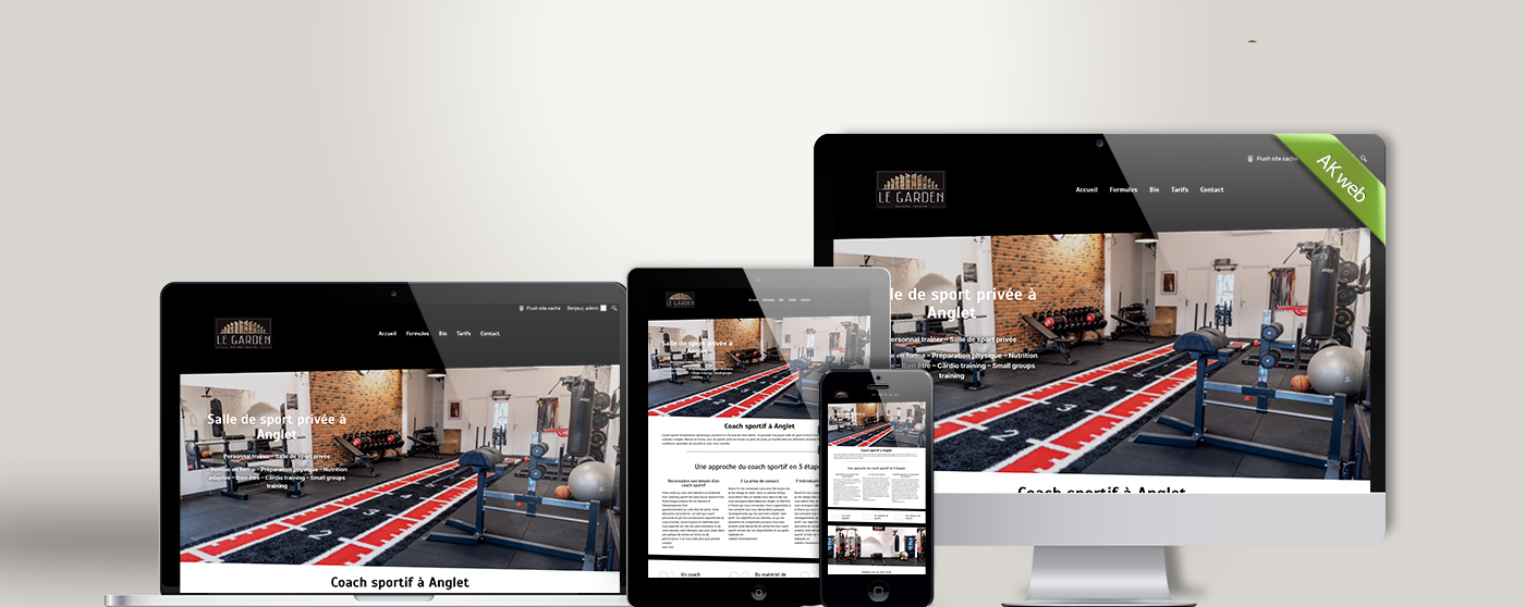 Le garden, Akweb créateur de site web