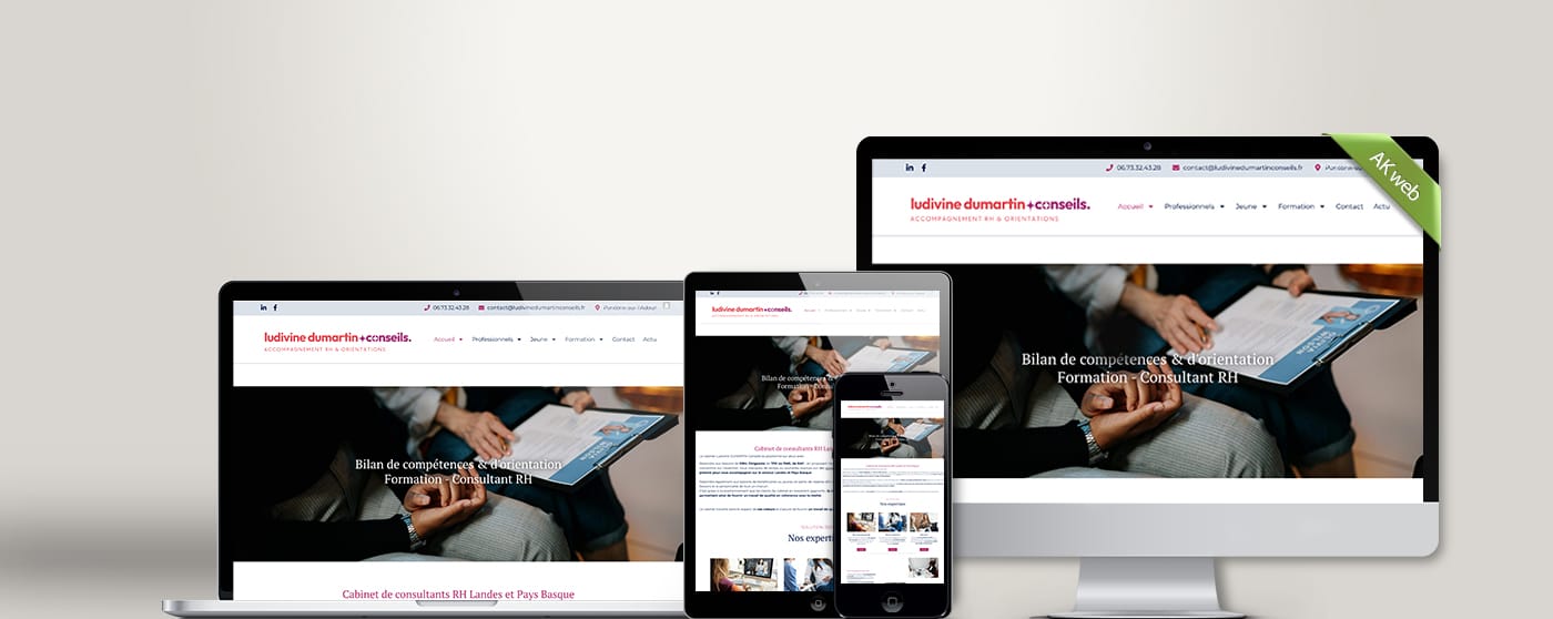 Akweb création de site web Landes