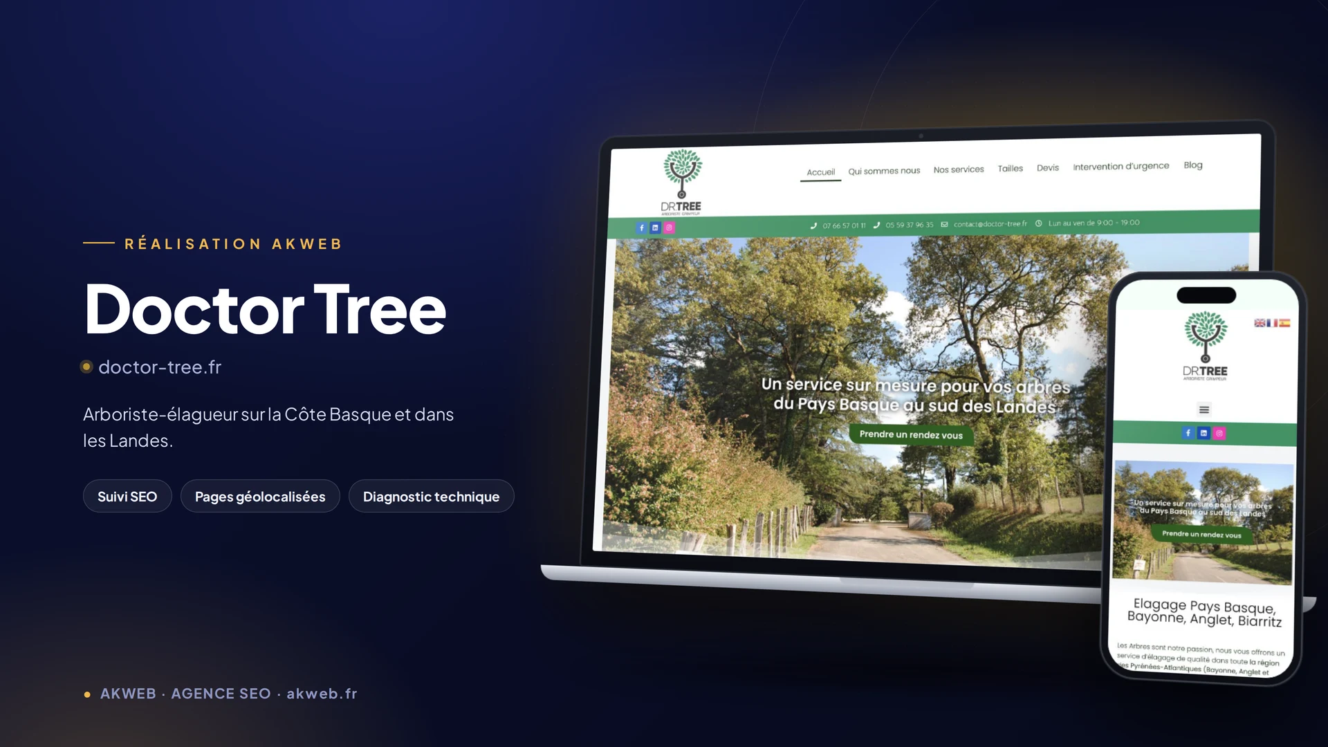 Akweb Création site web & SEO Landes et Pays Basque