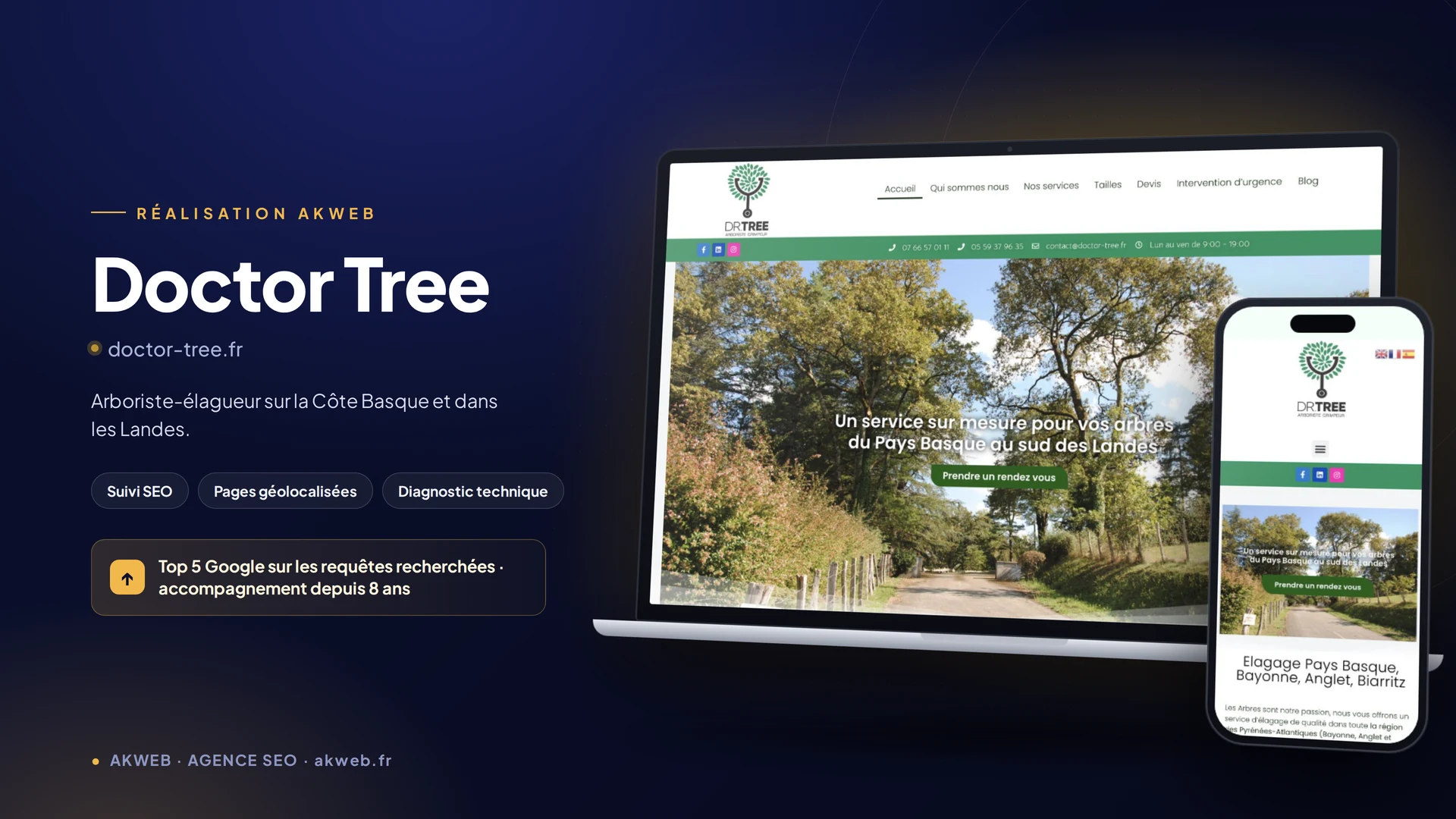 Akweb Création site web & SEO Landes et Pays Basque